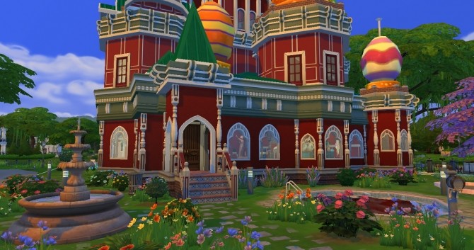 Sims 4 Russian Heritage: St Basil Inspired Home by Victor tor at Mod The Sims