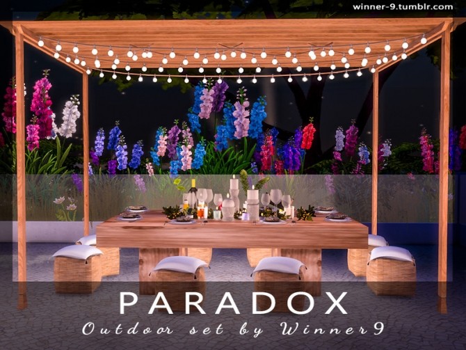 Sims 4 Paradox Outdoor by Winner9 at TSR