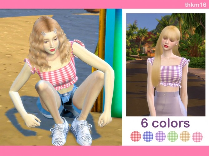 Sims 4 I PEACH YOU TOP at THKM16