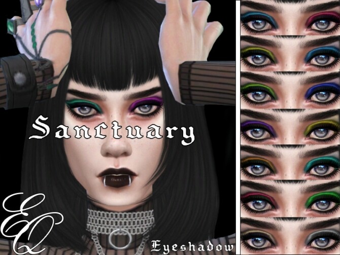 Sims 4 Sanctuary Eyeshadow by EvilQuinzel at TSR