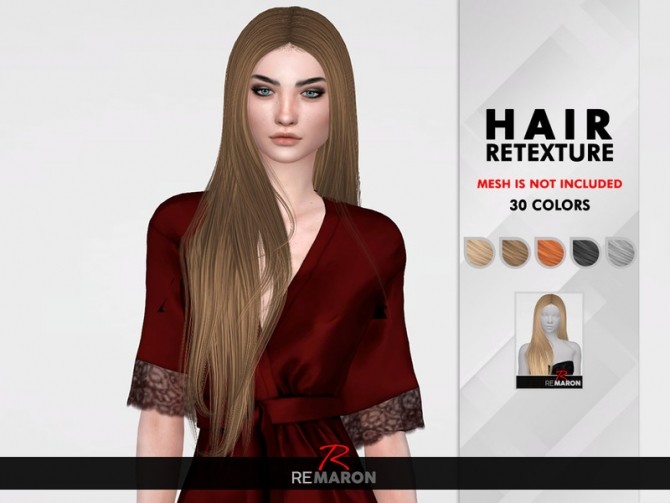 Sims 4 Successfull Hair Retexture by remaron at TSR