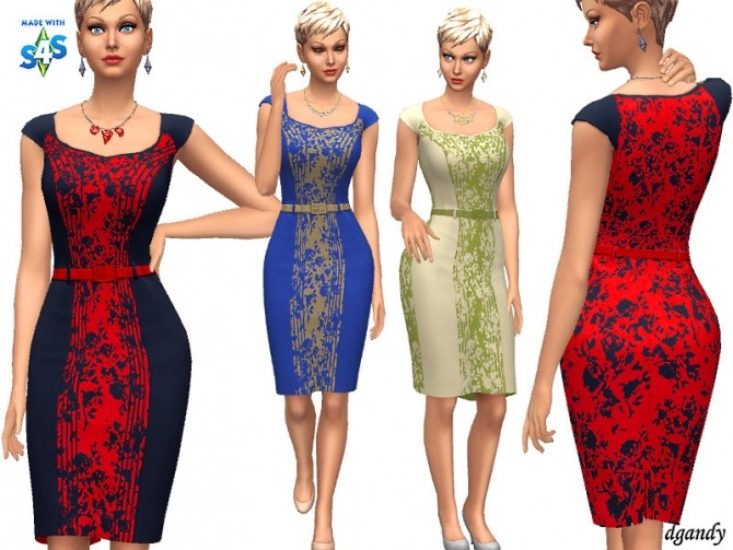 Sims 4 Dress 20200320 by dgandy at TSR