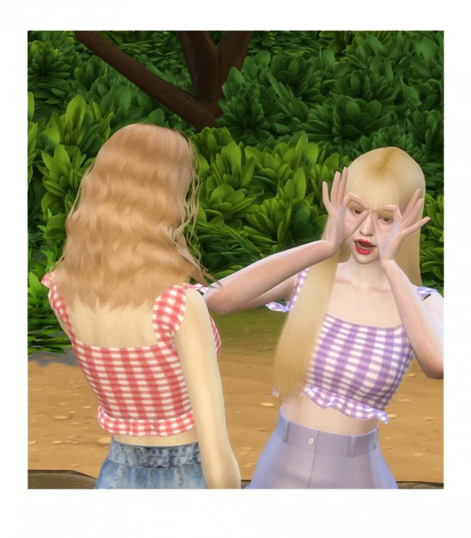 Sims 4 I PEACH YOU TOP at THKM16