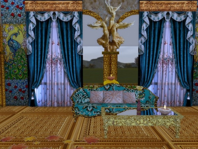 Sims 4 Elegant AnniQ Curtains Set at Anna Quinn Stories