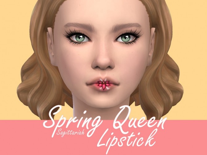 Sims 4 Spring Queen Lipstick by Sagittariah at TSR