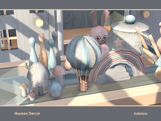 Sims 4 Houses Decor by soloriya at TSR
