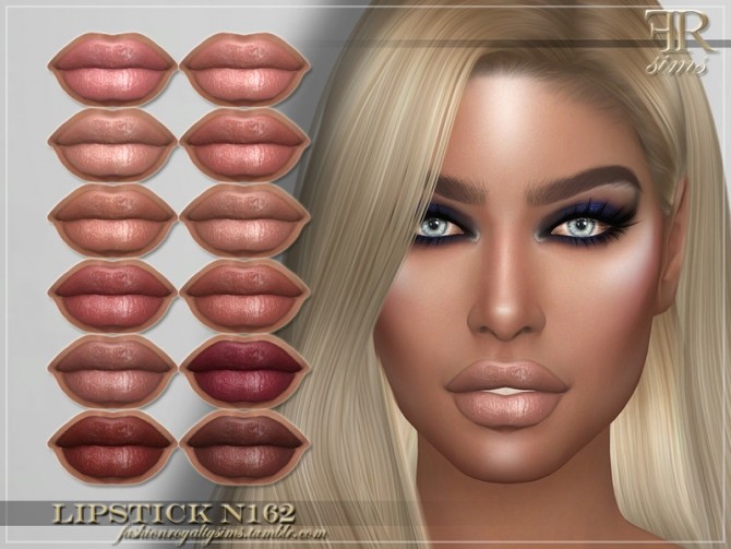 Sims 4 FRS Lipstick N162 by FashionRoyaltySims at TSR