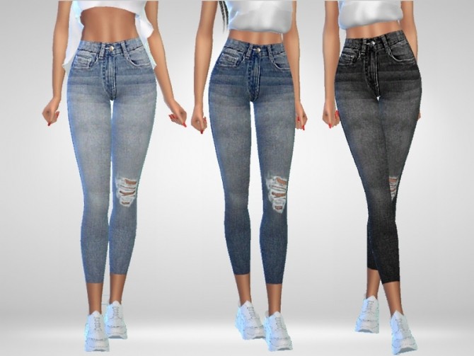 Sims 4 Luna Jeans by Puresim at TSR