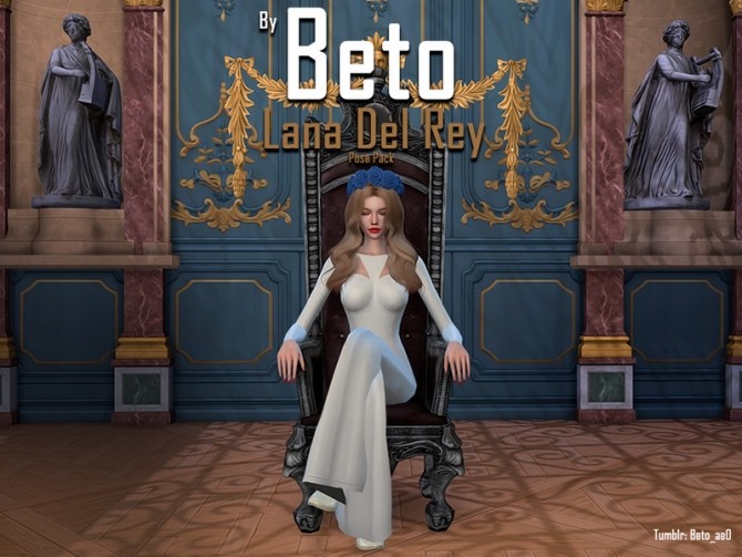 Sims 4 Lana del Rey Pose Pack by Beto ae0 at TSR