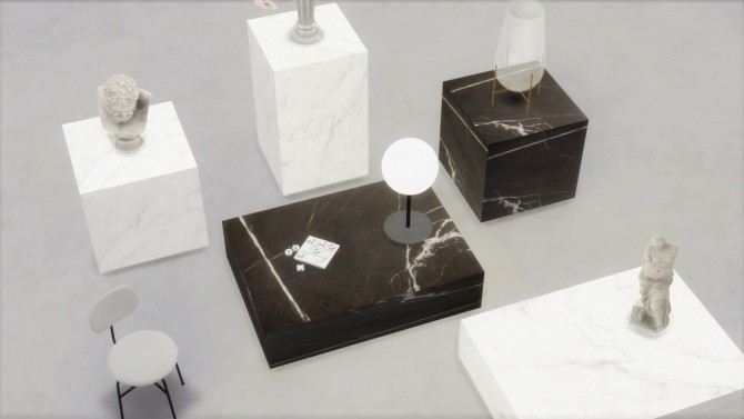 Sims 4 PLINTH COLLECTION at Meinkatz Creations