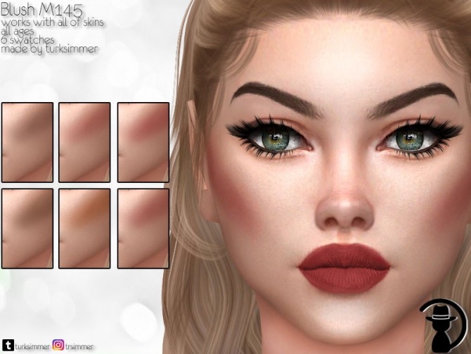 Sims 4 Blush M145 by turksimmer at TSR