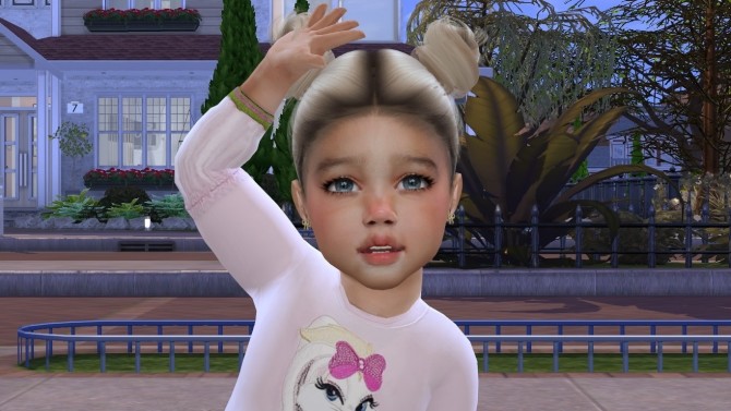 Sims 4 Little Angela by Elena at Sims World by Denver