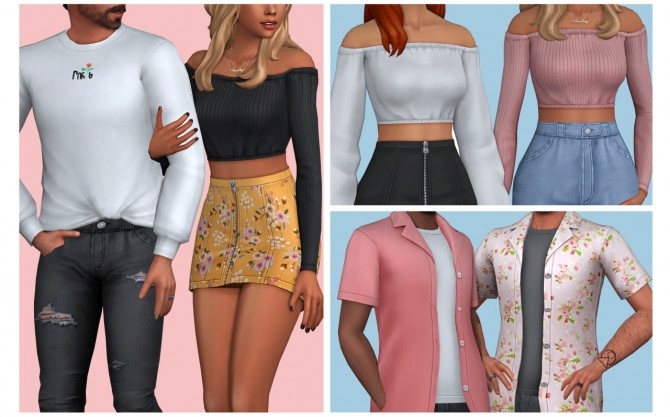 Sims 4 AxA Spring Collection | 25 CAS Items at AHarris00Britney