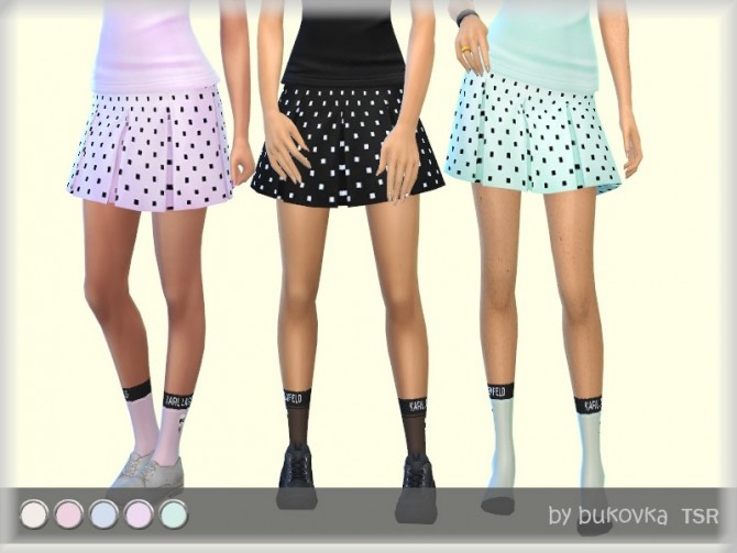 Sims 4 Skirt by bukovka at TSR