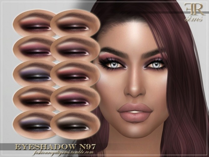 Sims 4 FRS Eyeshadow N97 by FashionRoyaltySims at TSR