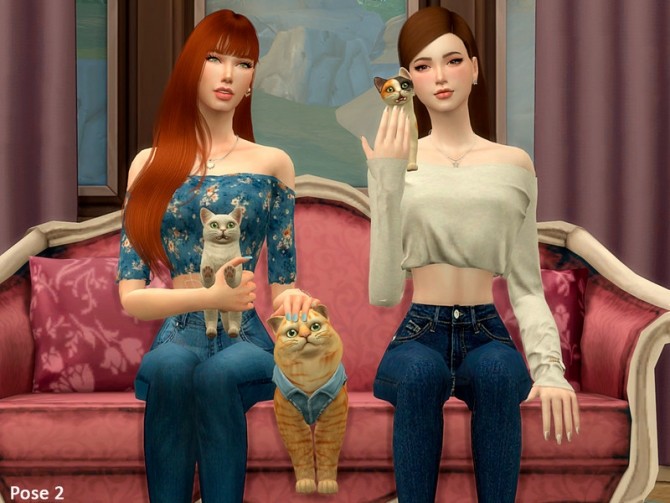 Sims 4 Pets Pose Pack by Beto ae0 at TSR