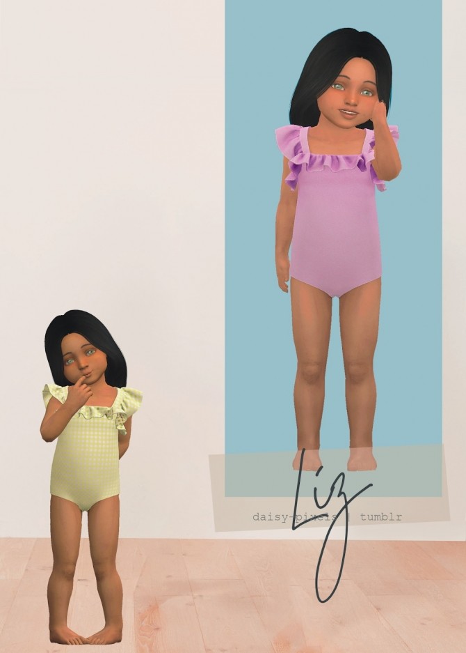 Sims 4 Liz Swimsuit at Daisy Pixels