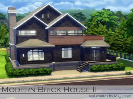 Modern Brick House II by Ms_Jessie at TSR