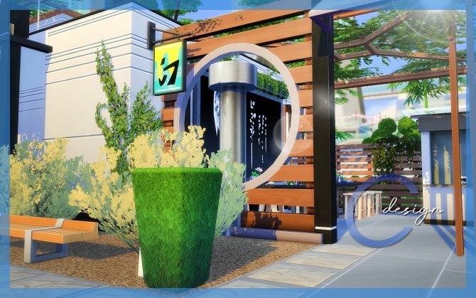 Sims 4 Sushi Bar at Cross Design