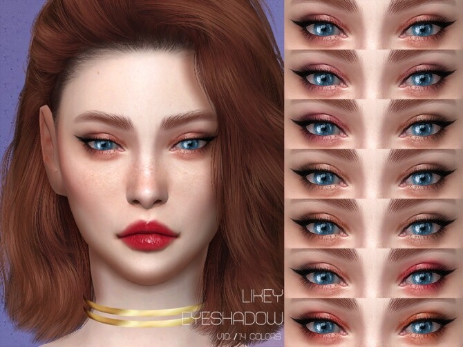Sims 4 LMCS Likey Eyeshadow V10 by Lisaminicatsims at TSR