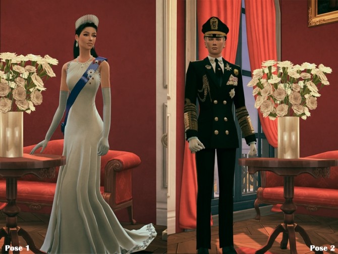 Sims 4 Imperial Dynasty Pose Pack by Beto ae0 at TSR