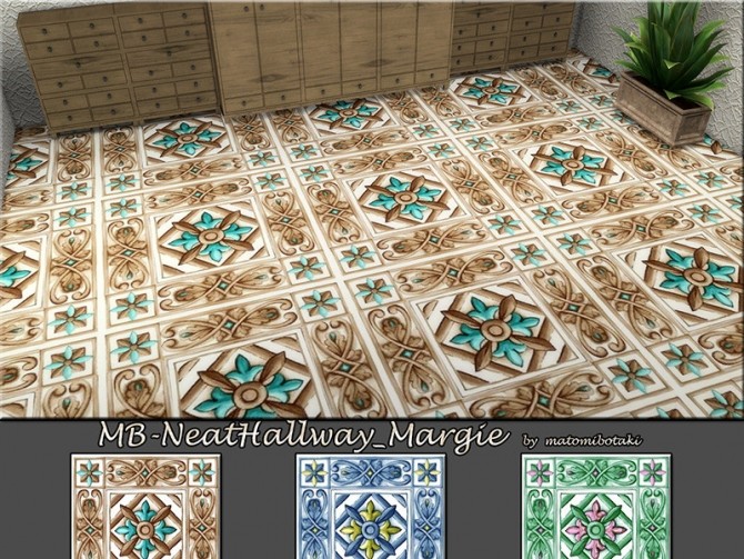 Sims 4 MB Neat Hallway Margie by matomibotaki at TSR