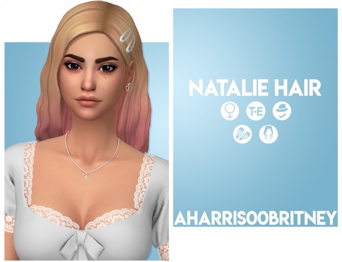 Sims 4 Natalie Hair at AHarris00Britney