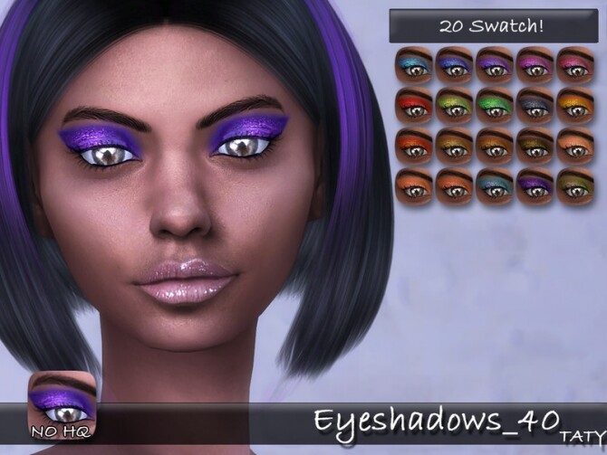 Sims 4 Eyeshadows 40 by tatygagg at TSR