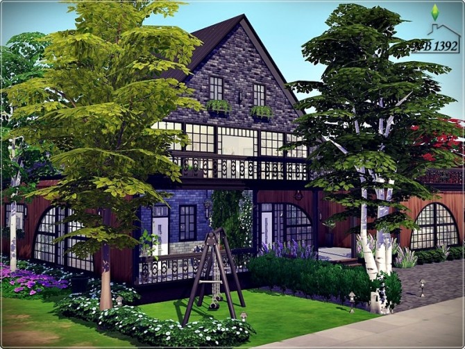 Sims 4 Family Industrial House by nobody1392 at TSR