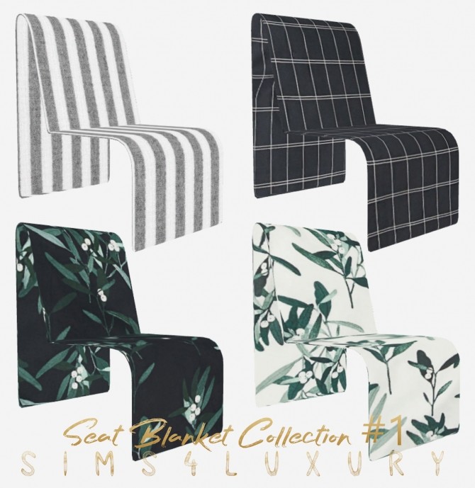 Sims 4 Seat Blanket Collection #1 at Sims4 Luxury