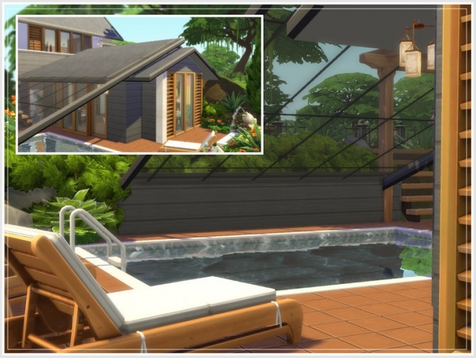 Sims 4 Safran house No CC by philo at TSR