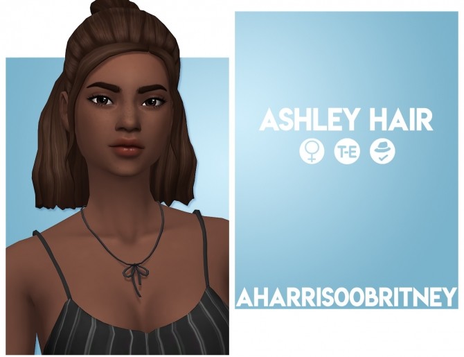 Sims 4 Ashley Hair at AHarris00Britney