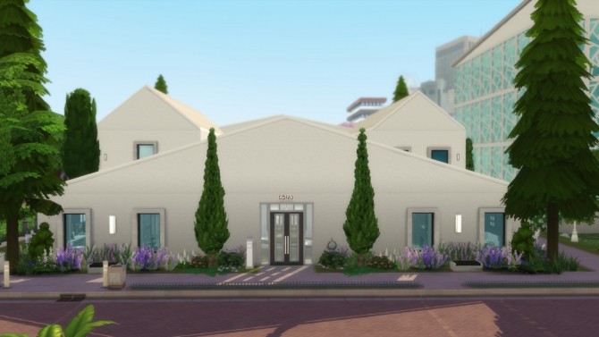 Sims 4 Nordic Banana house by mamba black at Mod The Sims
