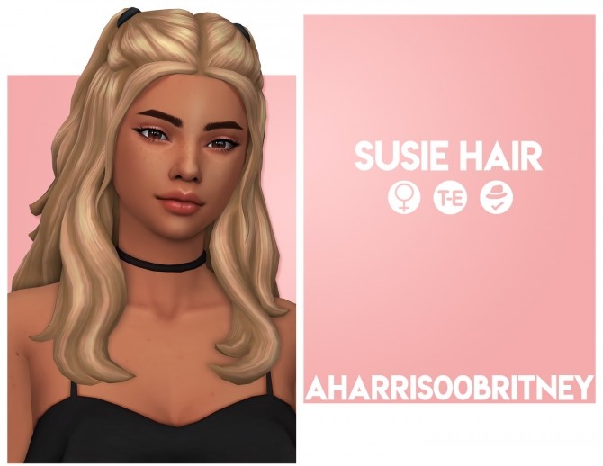 Sims 4 Susie Hair at AHarris00Britney