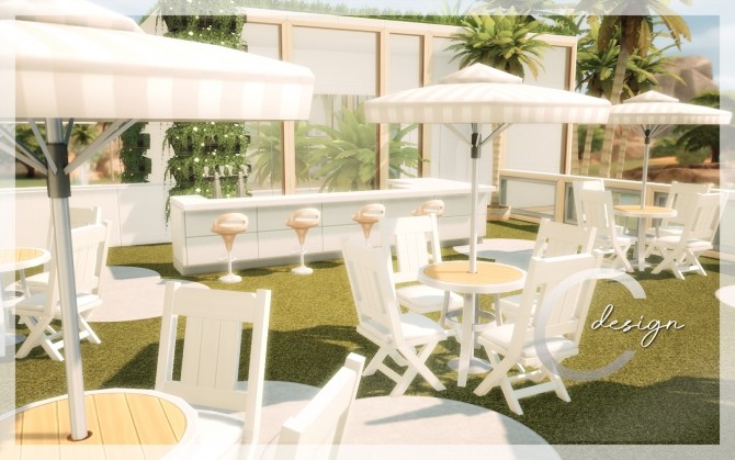 Sims 4 Coconut Cafe at Cross Design