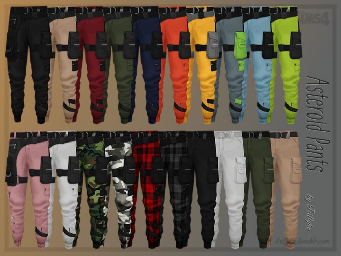 Sims 4 Asteroid Pants by Trillyke at TSR