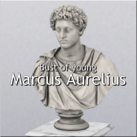 Bust of young Marcus Aurelius by TheJim07 at Mod The Sims