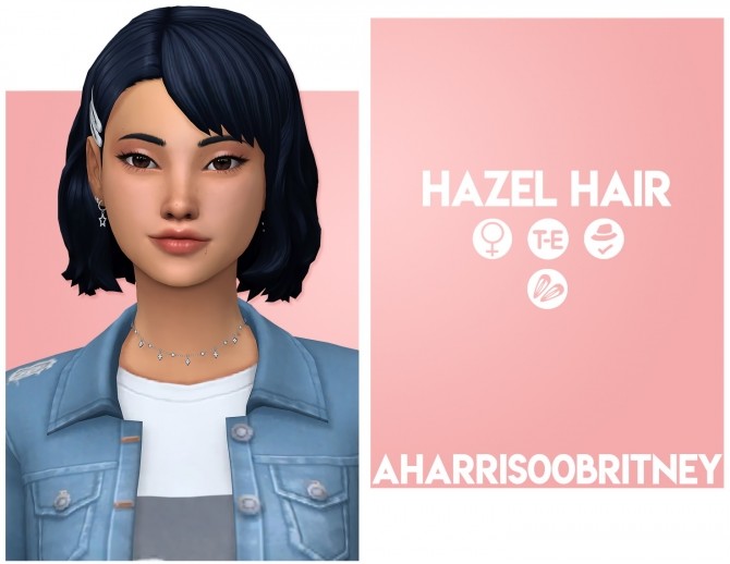 Sims 4 Hazel Hair at AHarris00Britney