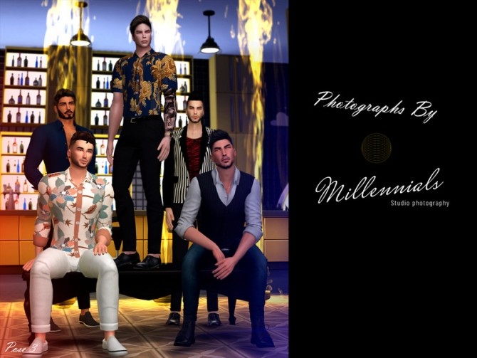 Sims 4 Team Millennials Pose Pack by Beto ae0 at TSR