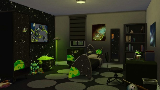 Sims 4 Andromeda Bedroom Set by simsi45 at Mod The Sims