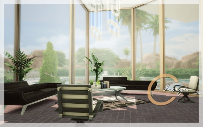 Sims 4 Stylish Base house at Cross Design