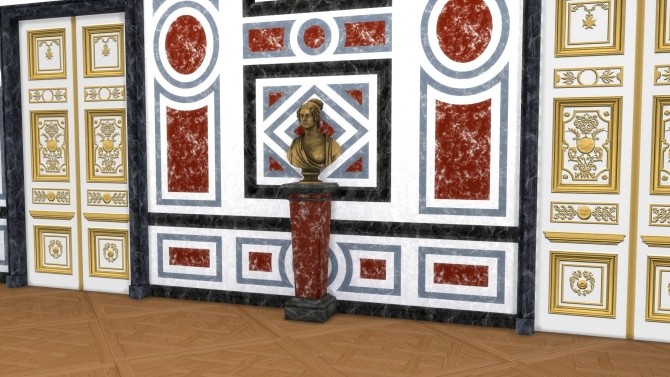 Sims 4 Elegant Marble Pedestal by TheJim07 at Mod The Sims