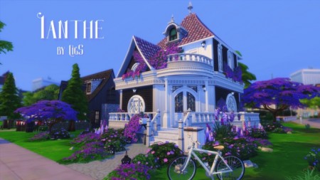 Ianthe the violet house no CC by LigS at Mod The Sims