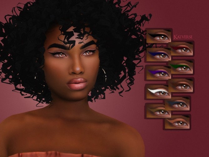 Sims 4 Sanya Eyeliner at Katverse