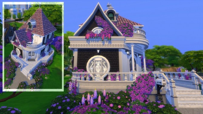 Sims 4 Ianthe the violet house no CC by LigS at Mod The Sims