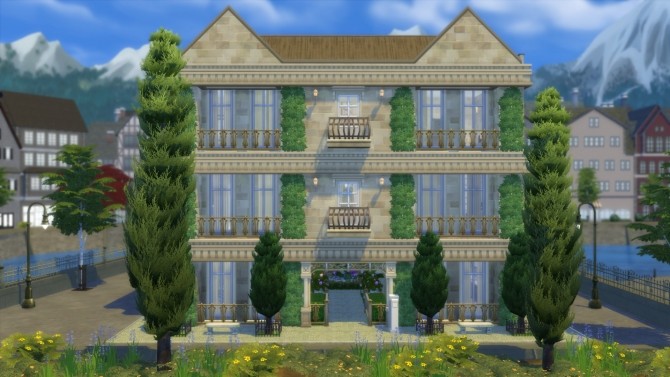 Sims 4 European Historic Home NO CC by PlayWithMia at Mod The Sims