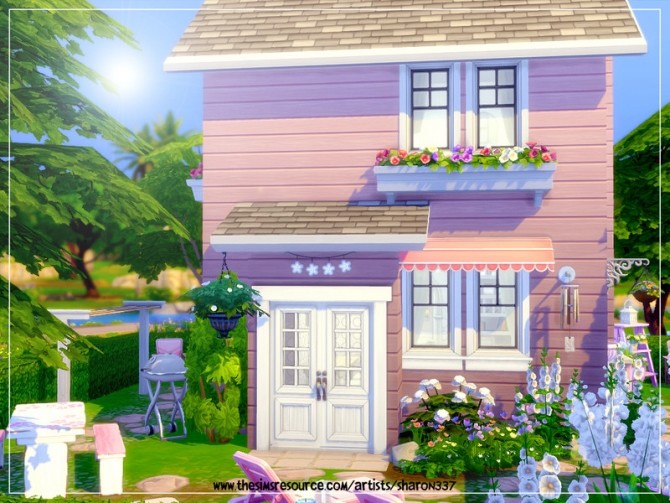 Sims 4 Tiny Spring Home Nocc by sharon337 at TSR