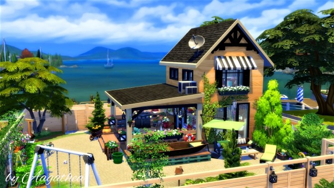 Sims 4 2+2 Little Family House at Agathea k