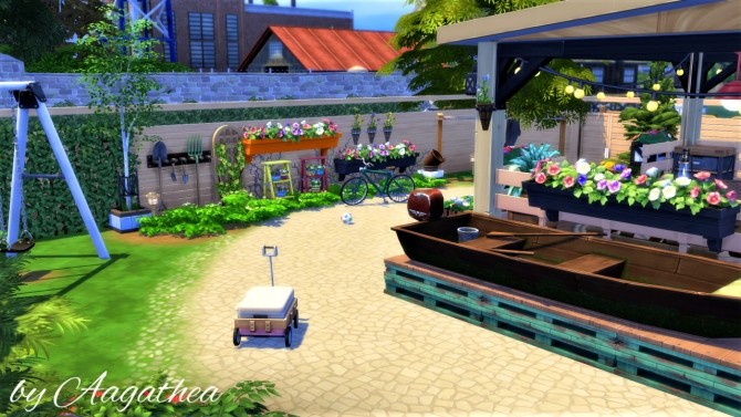 Sims 4 2+2 Little Family House at Agathea k