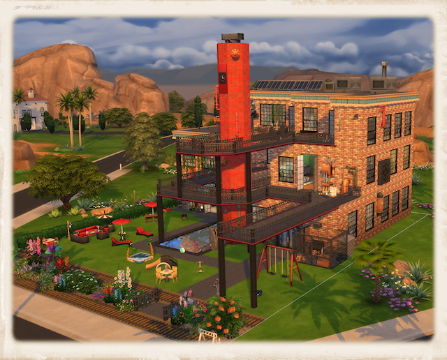 Sims 4 Old factory by Chalipo at All 4 Sims